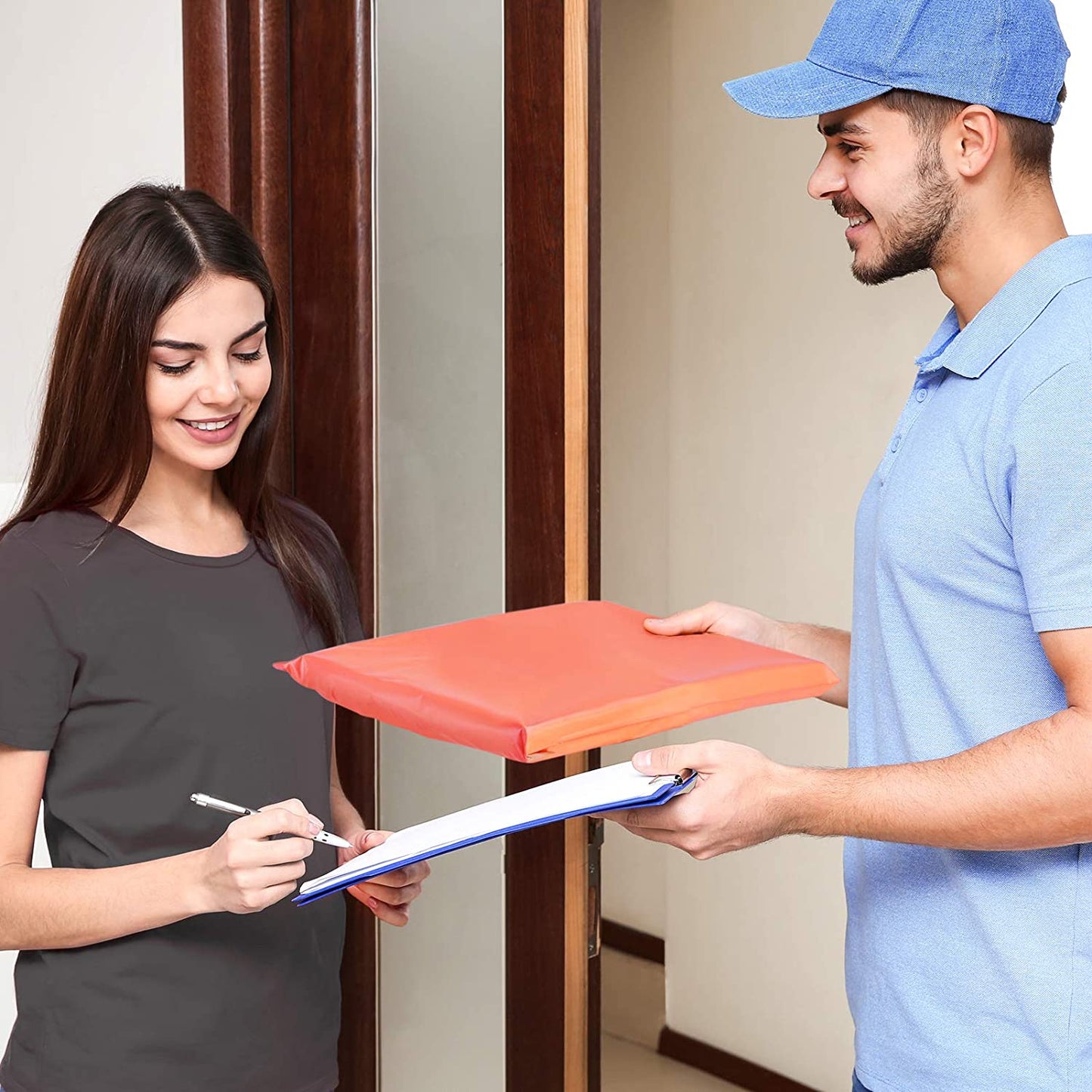 10x13 Poly-Mailer Envelope Shipping Bags | Peach Pink