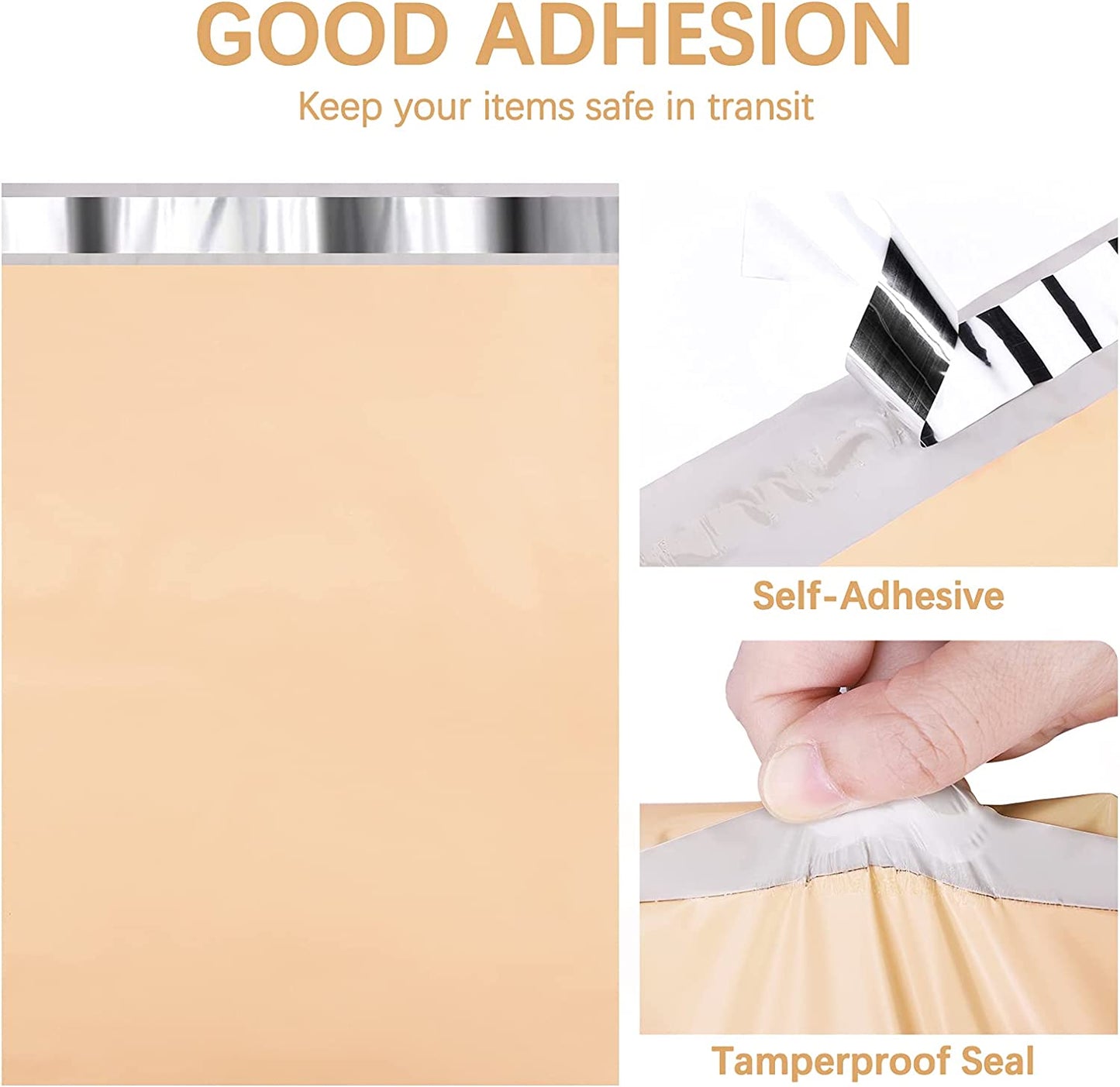 10x13 Poly-Mailer Envelope Shipping Bags | Beige