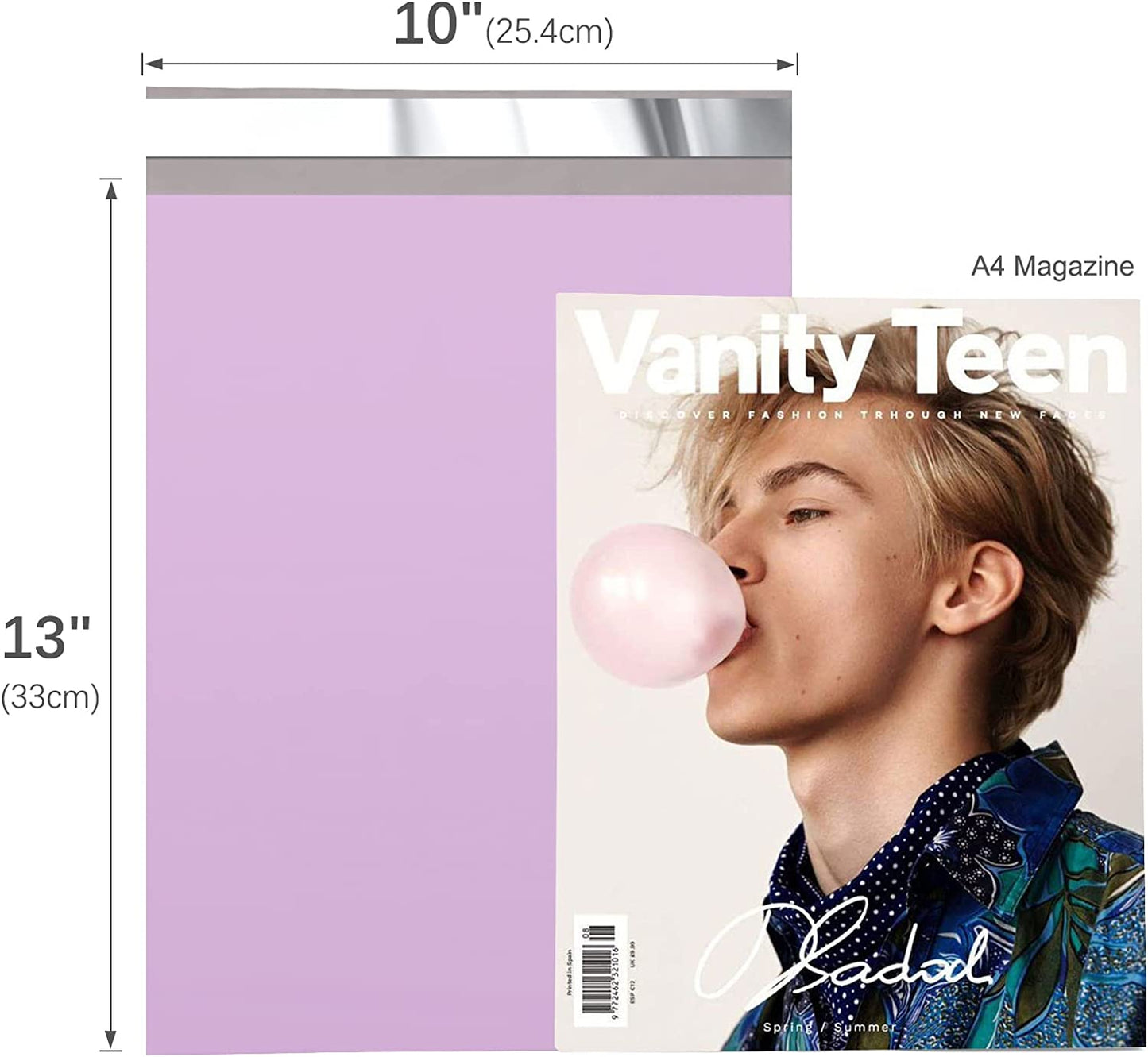 10x13 Poly-Mailer Envelope Shipping Bags | Light Purple