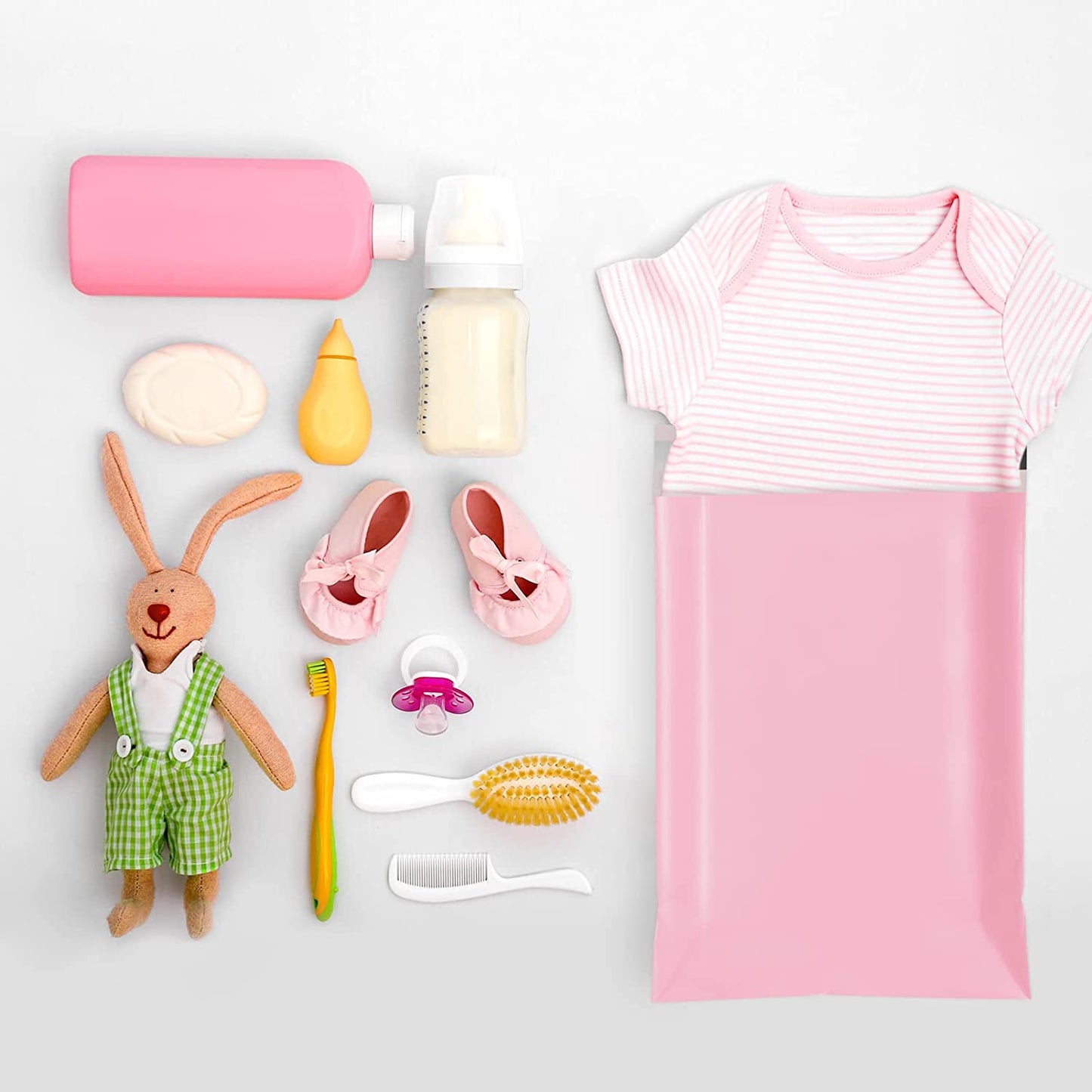 10x13 Poly-Mailer Envelope Shipping Bags | Sakura Pink