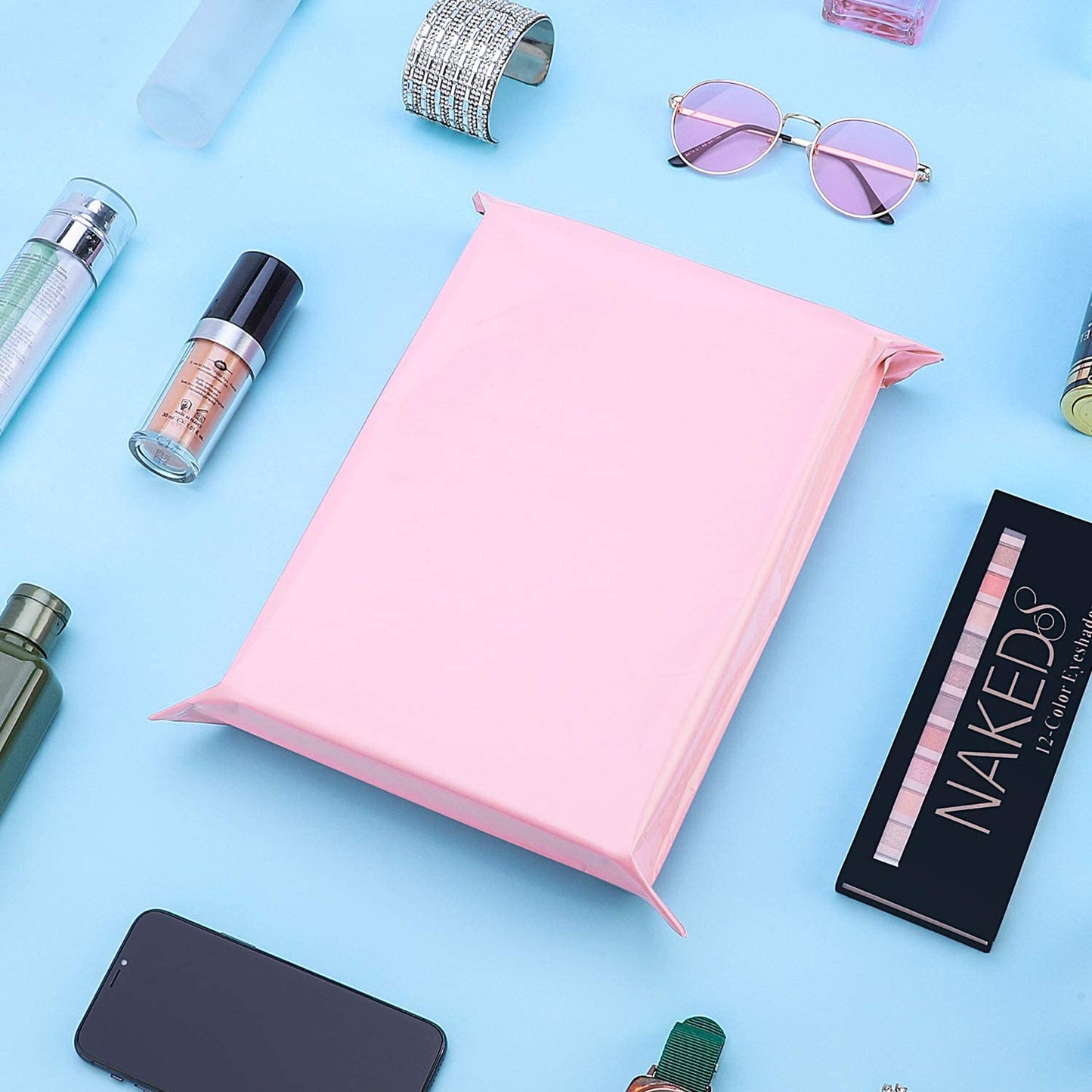 10x13 Poly-Mailer Envelope Shipping Bags | Sakura Pink