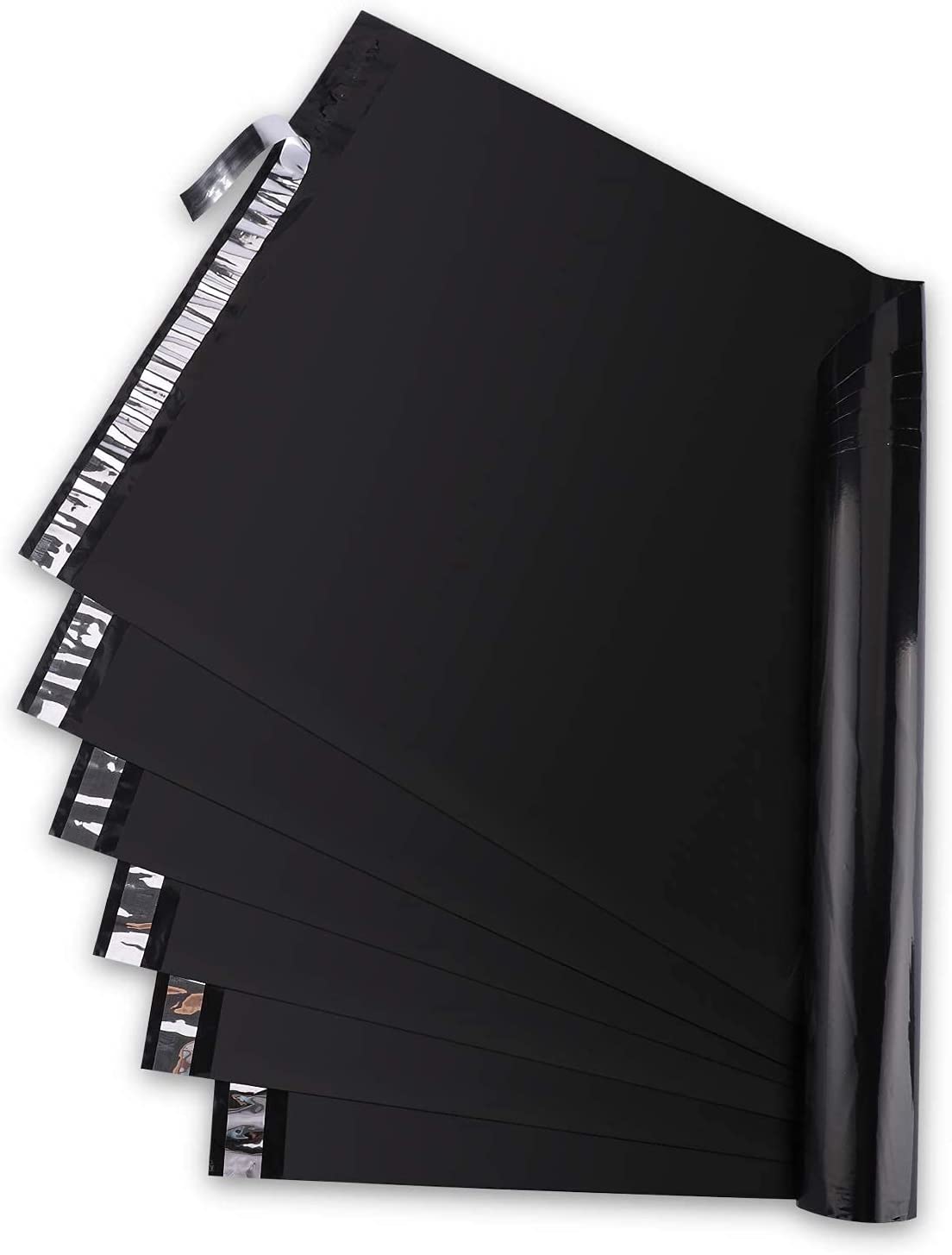 12x15.5 Poly-Mailer Envelope Shipping Bags | Black