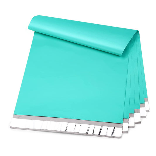 12x15.5 Poly-Mailer Envelope Shipping Bags | Teal