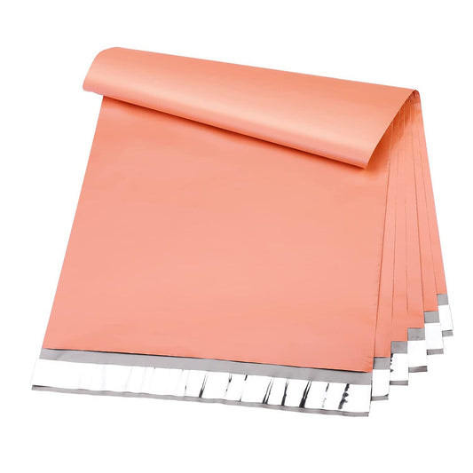 12x15.5 Poly-Mailer Envelope Shipping Bags | Peach Pink