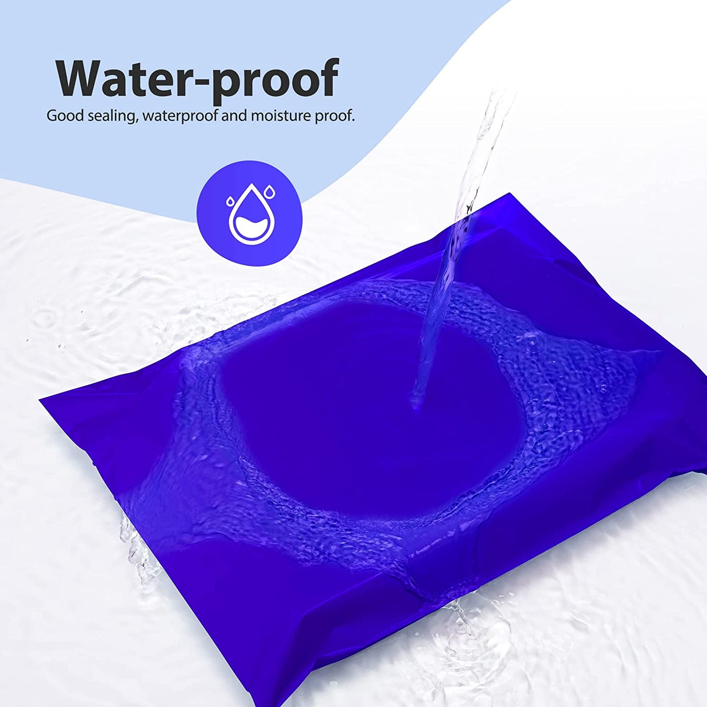 12x15.5 Poly-Mailer Envelope Shipping Bags | Royal Blue