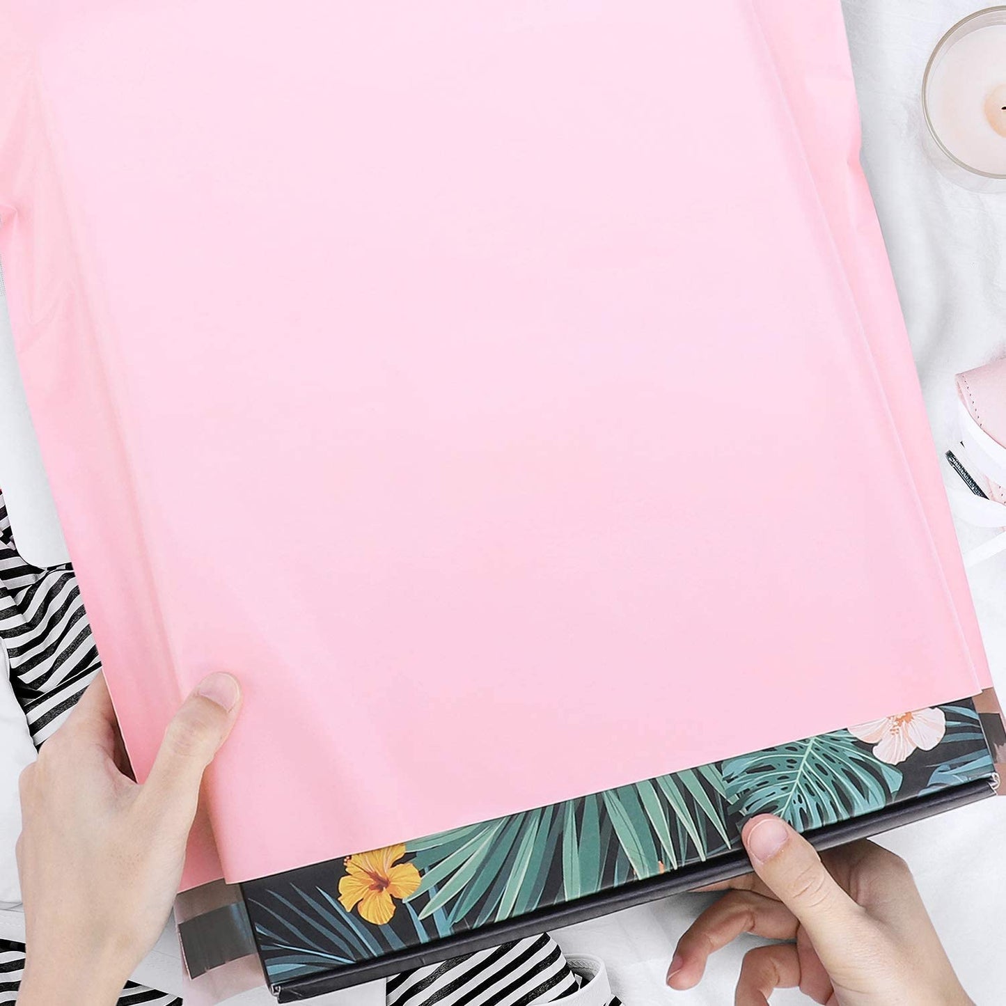 14.5x19 Poly-Mailer Envelope Shipping Bags | Sakura Pink
