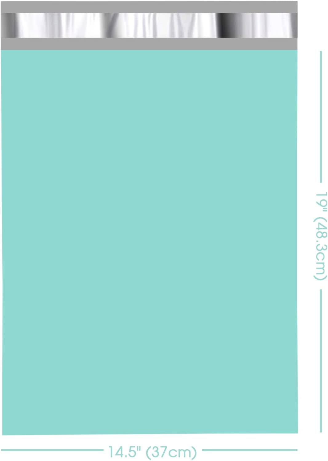 14.5x19 Poly-Mailer Envelope Shipping Bags | Teal