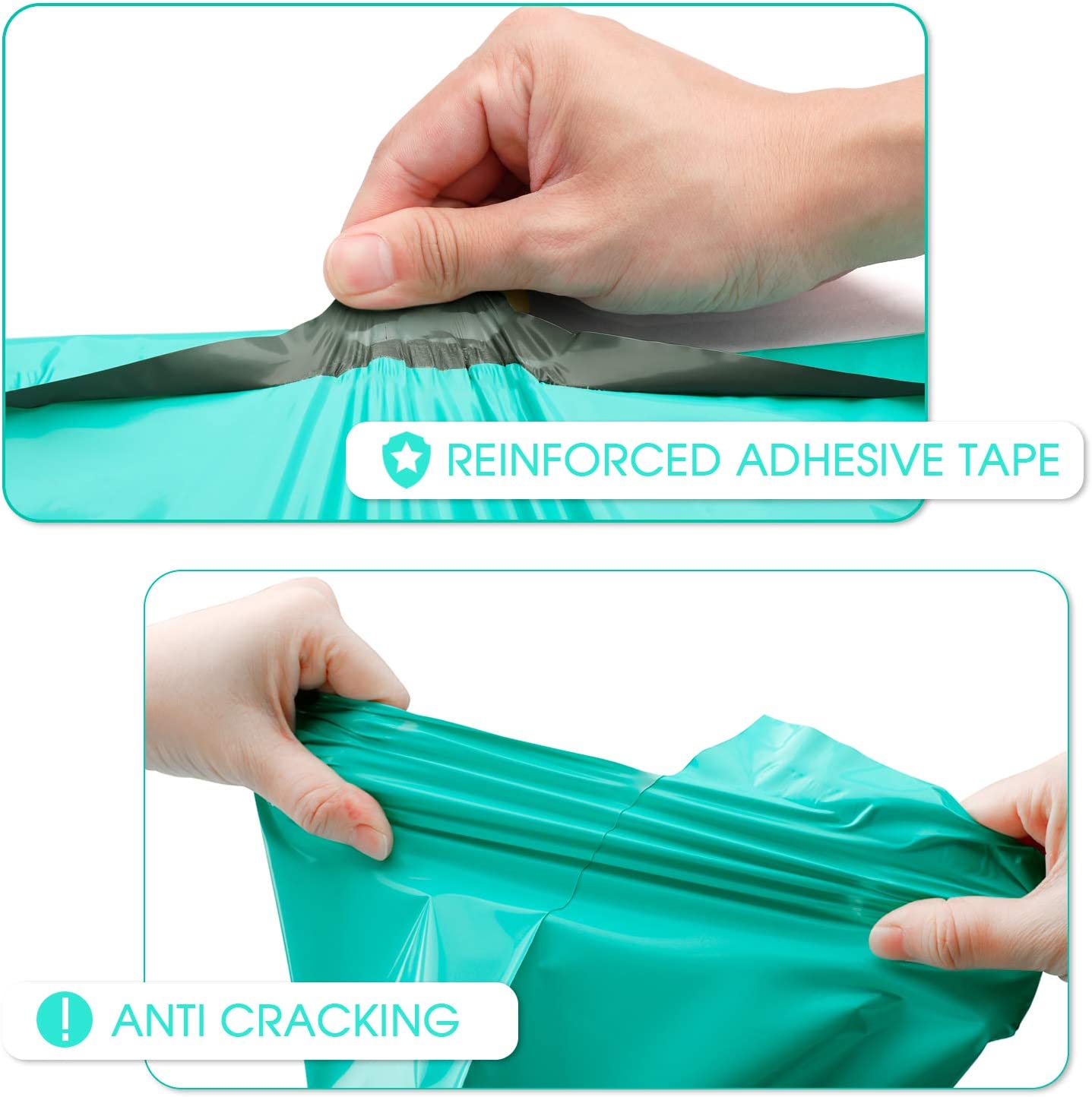 14.5x19 Poly-Mailer Envelope Shipping Bags | Teal