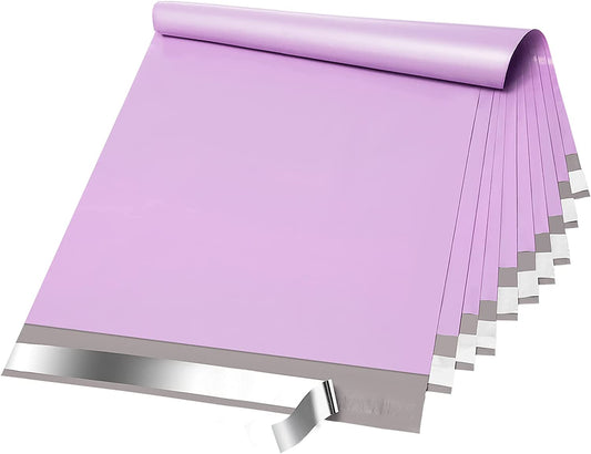 14.5x19 Poly-Mailer Envelope Shipping Bags | Light Purple