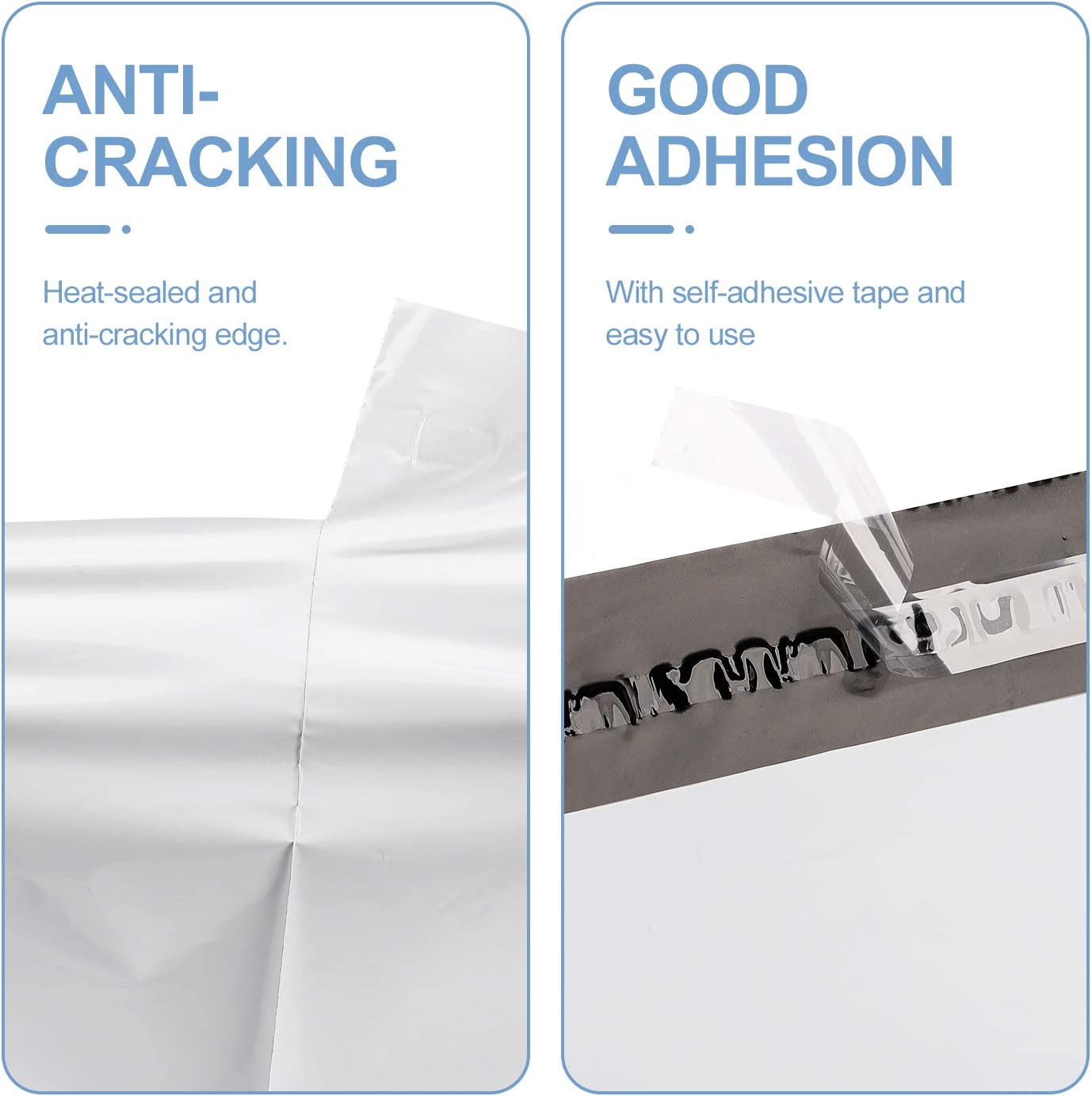 24x24 Poly-Mailer Envelope Shipping Bags | White