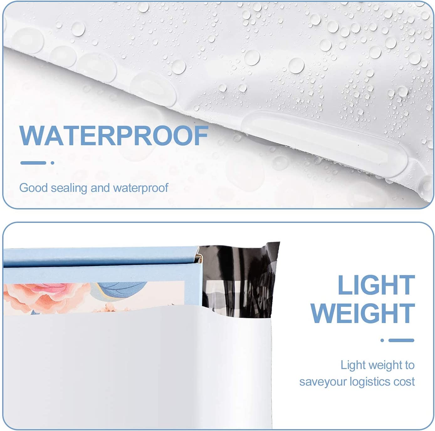 24x24 Poly-Mailer Envelope Shipping Bags | White