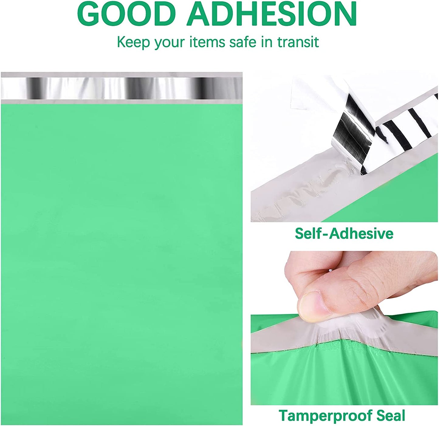 14.5x19 Poly-Mailer Envelope Shipping Bags | Green