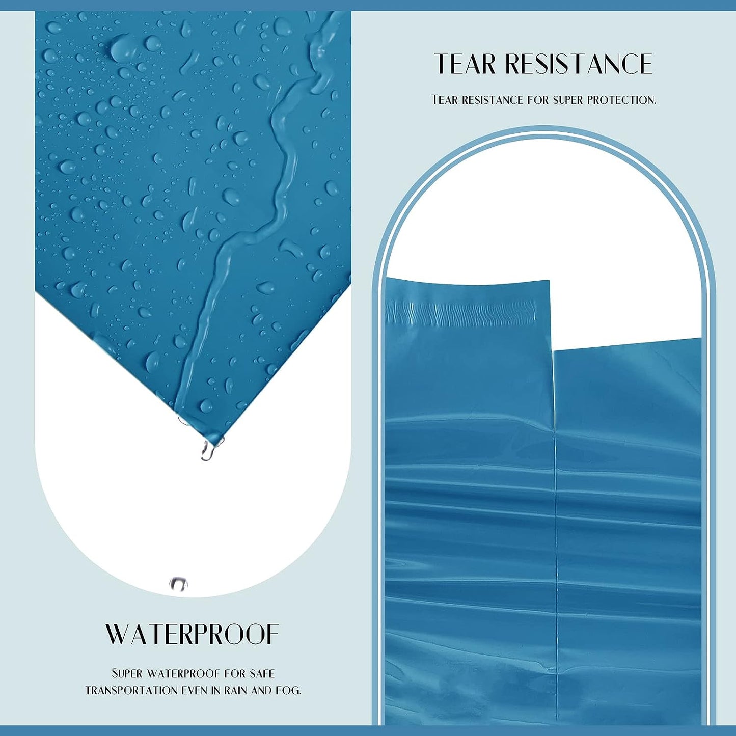 14.5x19 Poly-Mailer Envelope Shipping Bags | Midnight Blue