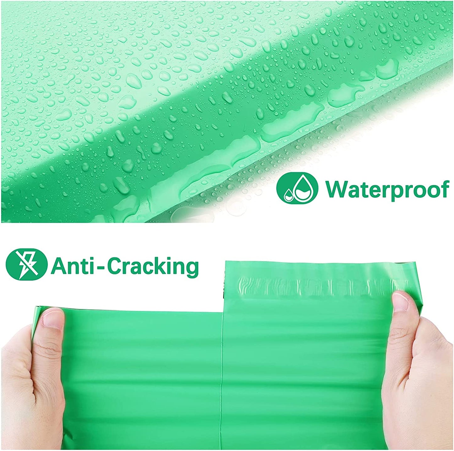 14.5x19 Poly-Mailer Envelope Shipping Bags | Green