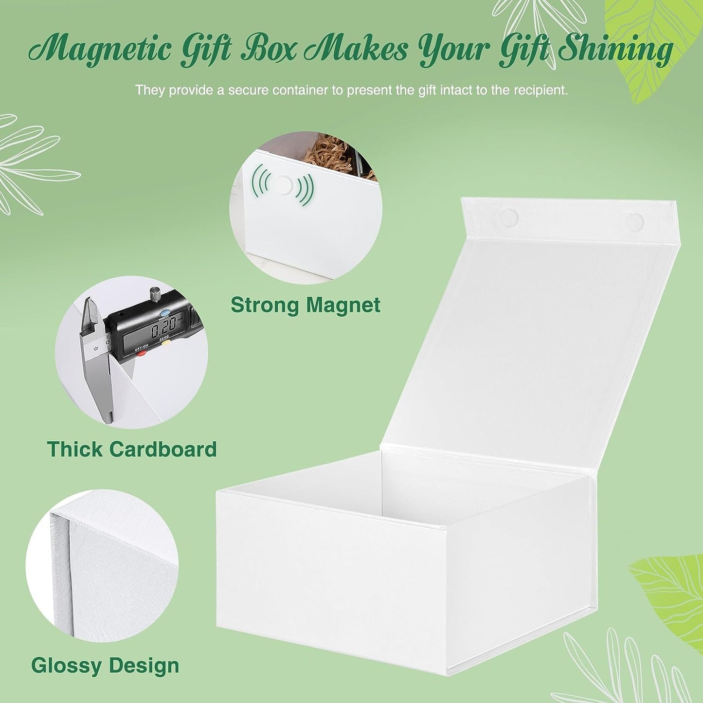 8x8x4 Inch Magnetic Gift Boxes