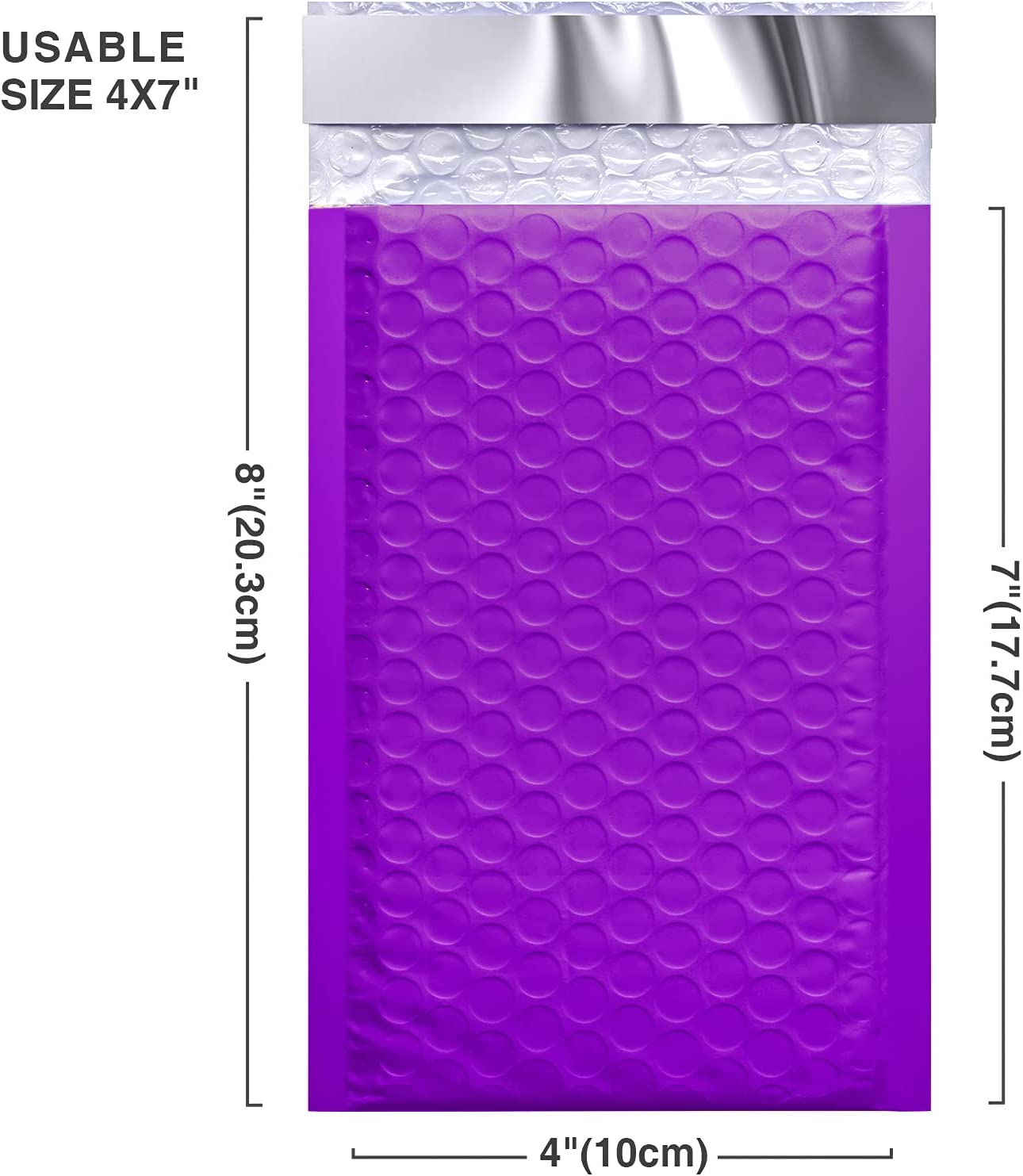 4x8 Bubble-Mailer Padded Envelope | Purple