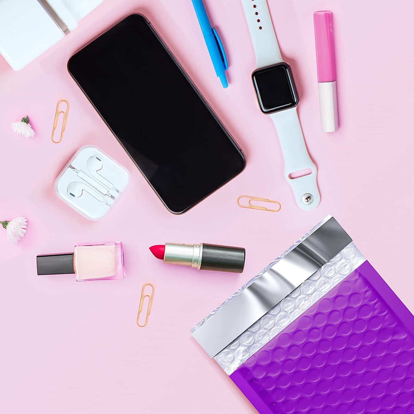 4x8 Bubble-Mailer Padded Envelope | Purple