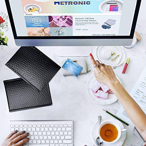 4x8 Bubble-Mailer Padded Envelope | Black