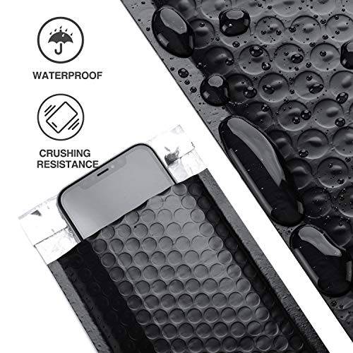 4x8 Bubble-Mailer Padded Envelope | Black
