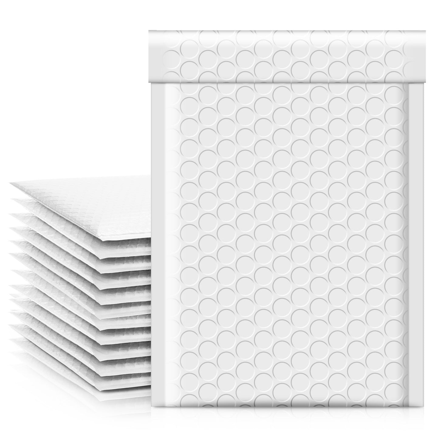 4x8 Inch Bubble-Mailer Padded Envelope | White