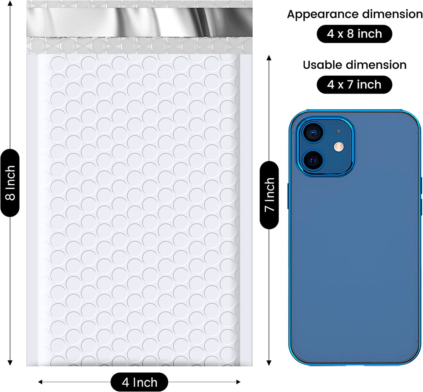 4x8 Inch Bubble Mailers