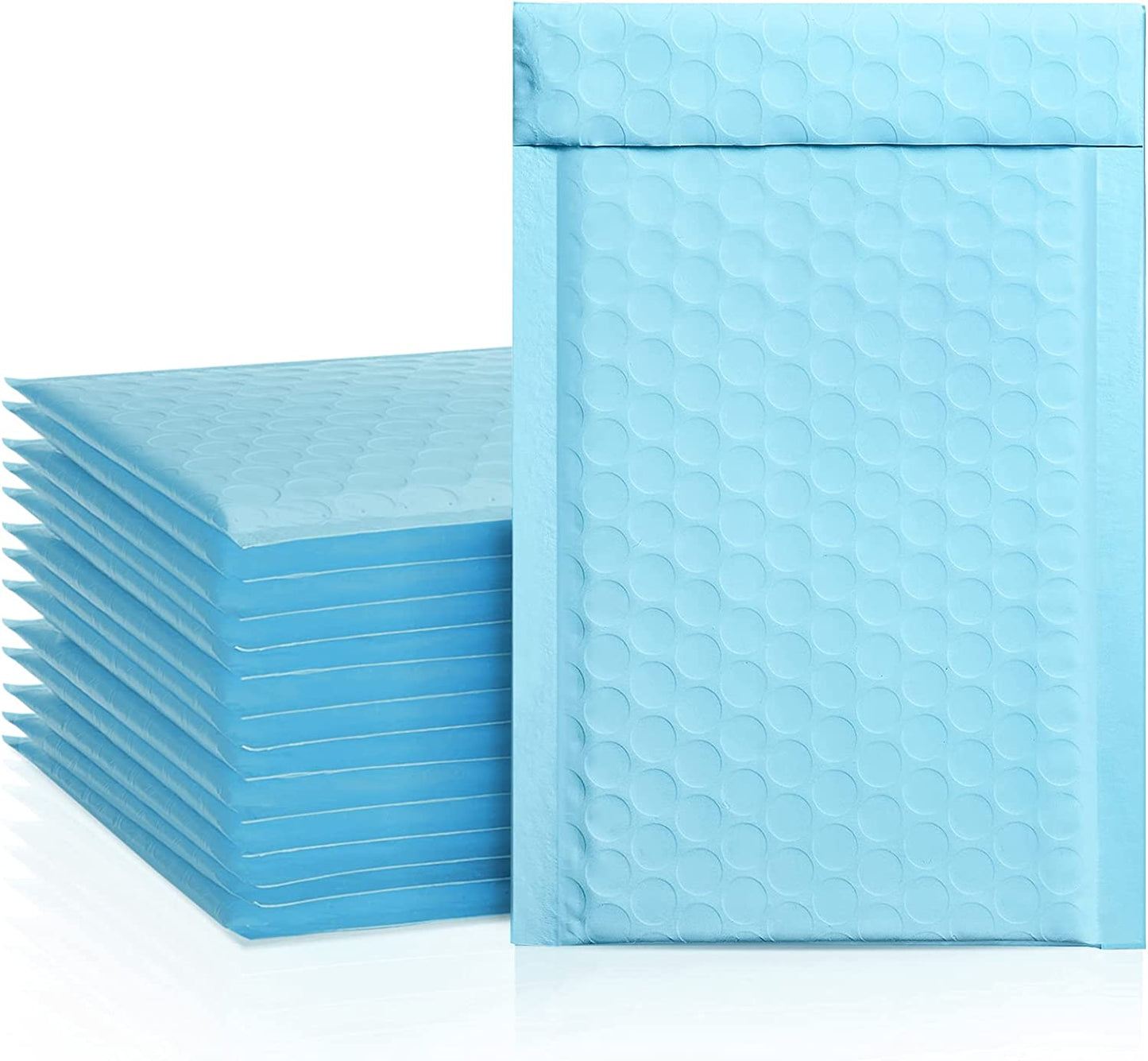 4x8 Bubble-Mailer Padded Envelope | Light Blue