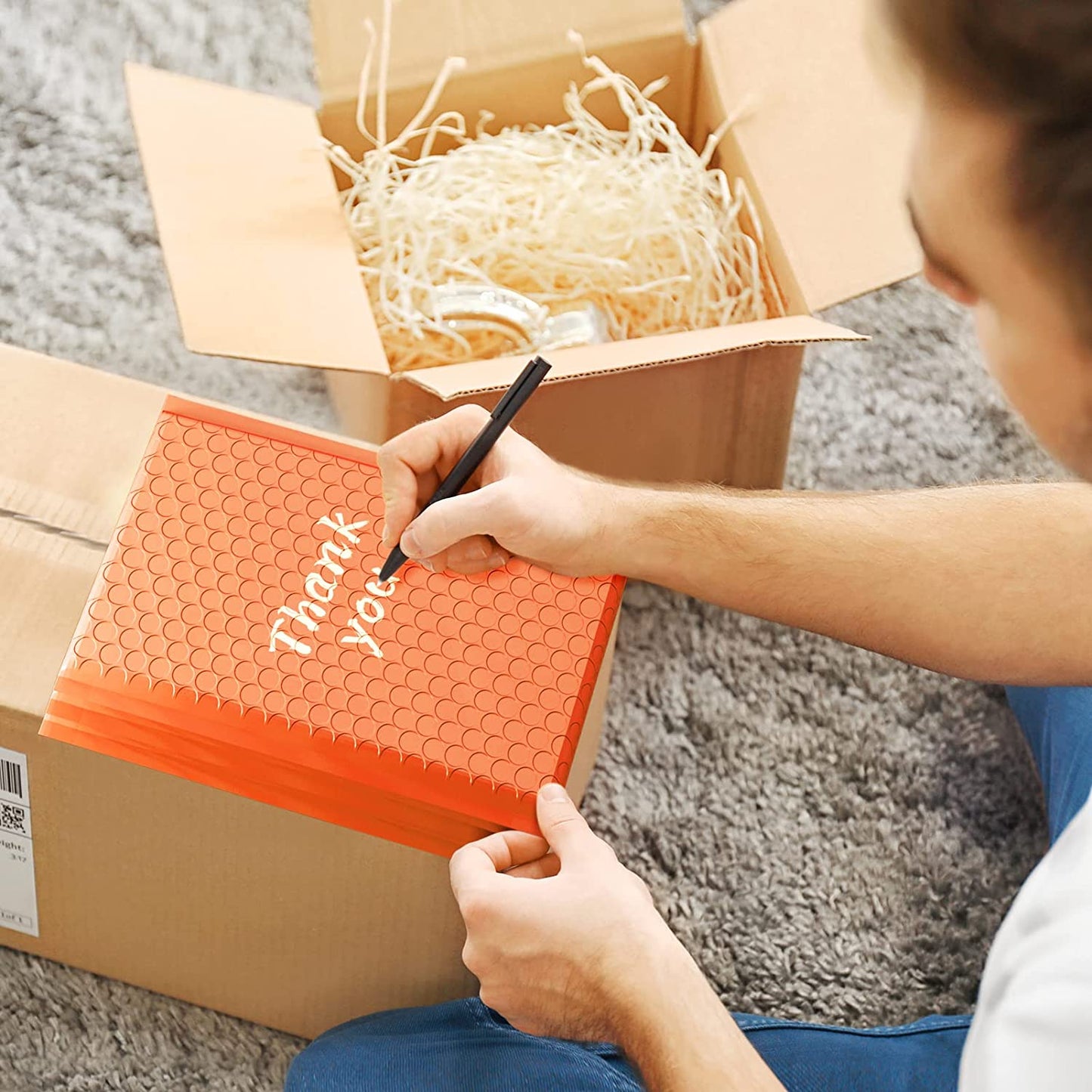 6x10 Bubble-Mailer Padded Envelope | Orange