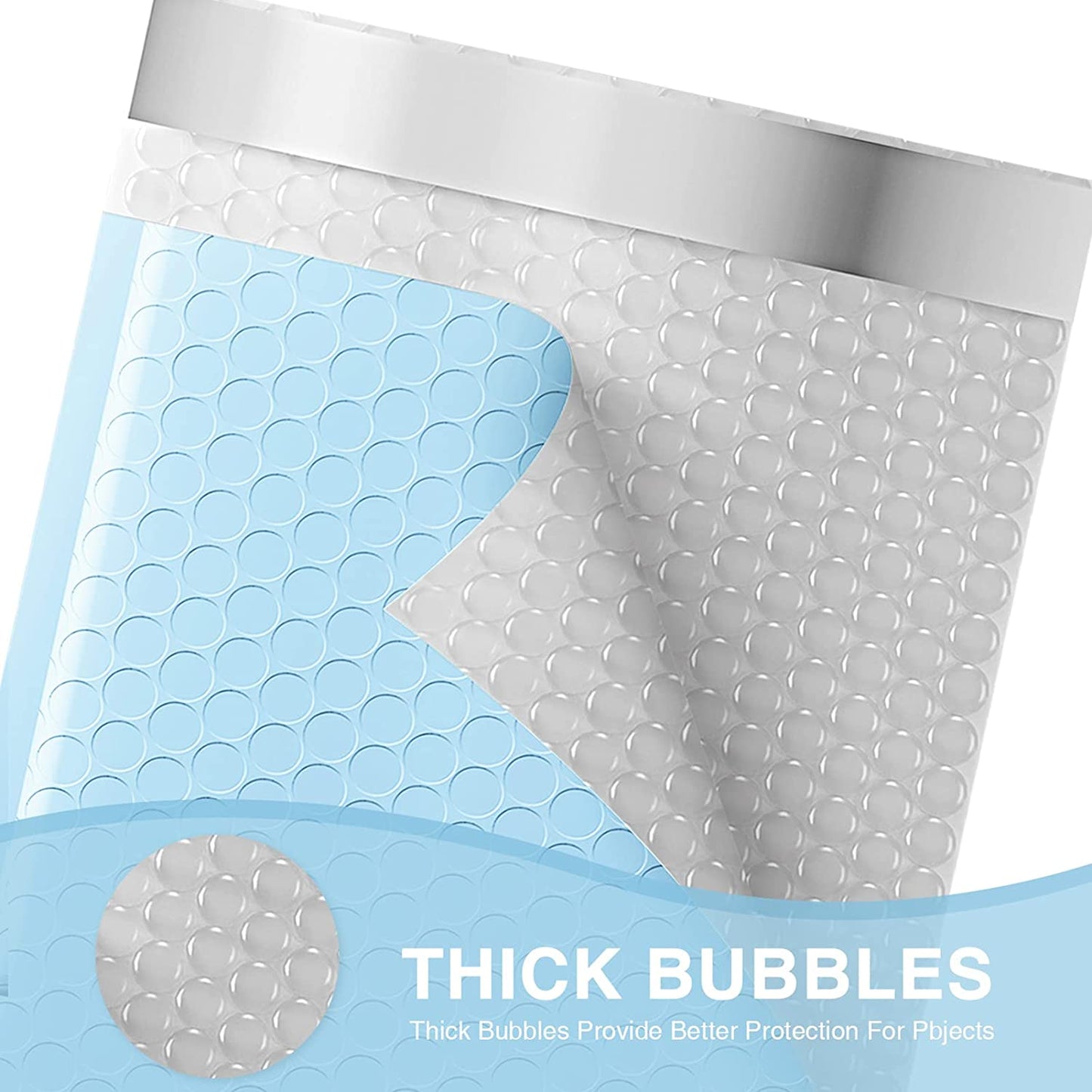 6x10 Bubble-Mailer Padded Envelope | Light Blue