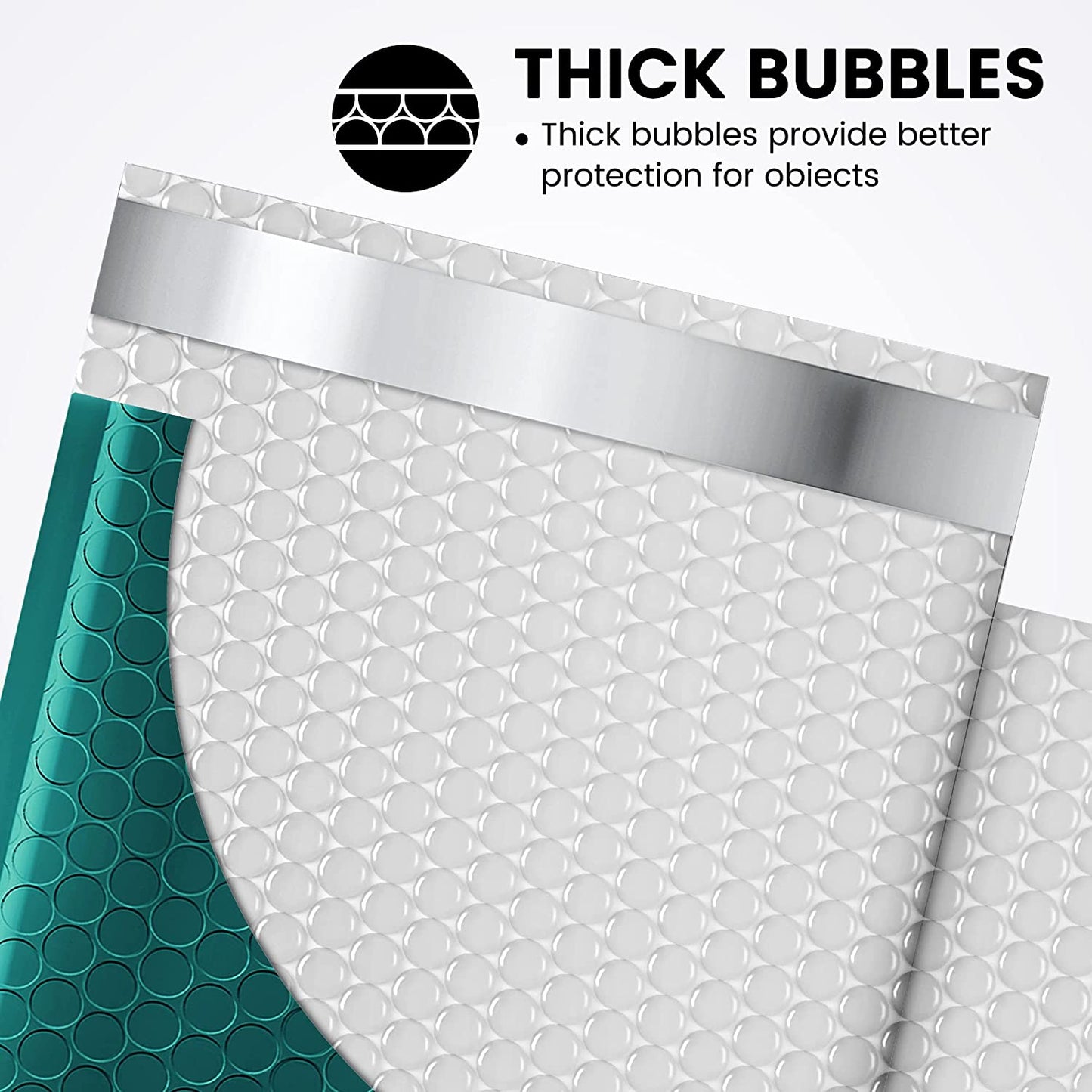 6x10 Bubble-Mailer Padded Envelope | Forest green