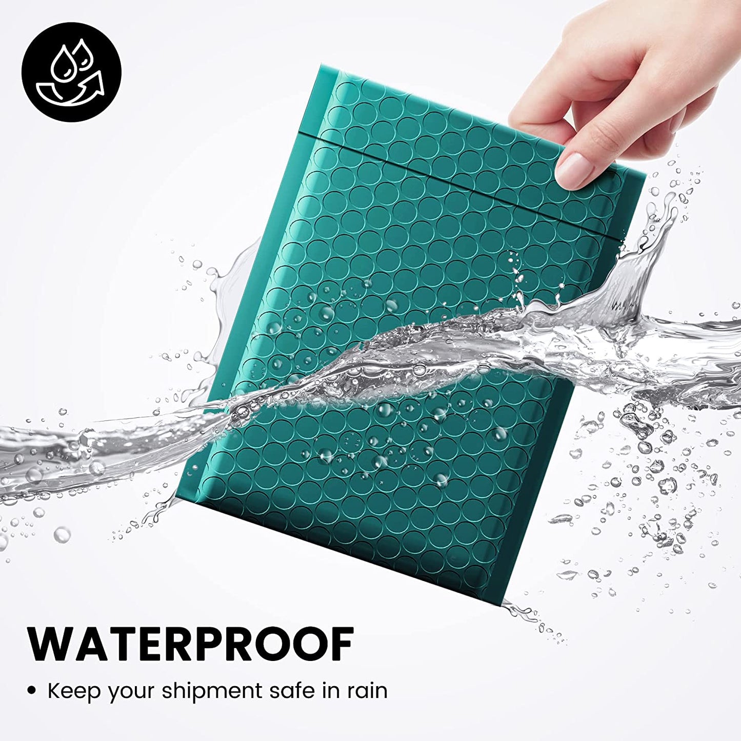 6x10 Bubble-Mailer Padded Envelope | Forest green