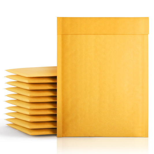7.25x12 Kraft Bubble-Mailer Padded Envelope Yellow
