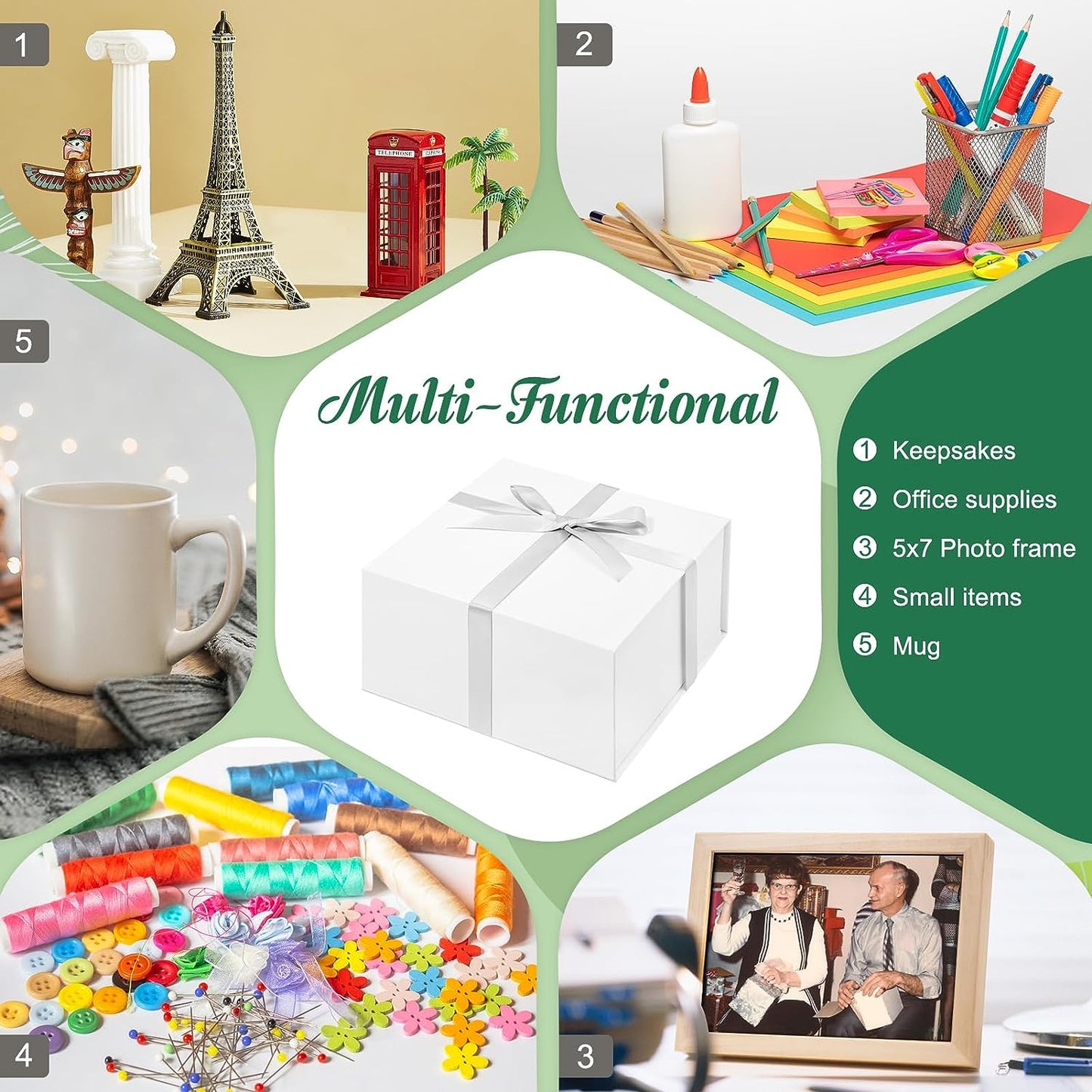 8x8x4 Inch Magnetic Gift Boxes