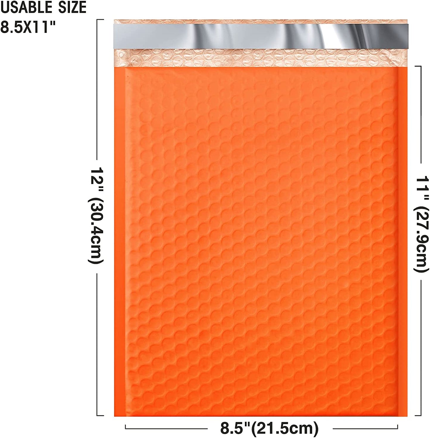 8.5x12 Bubble-Mailer Padded Envelope | Orange