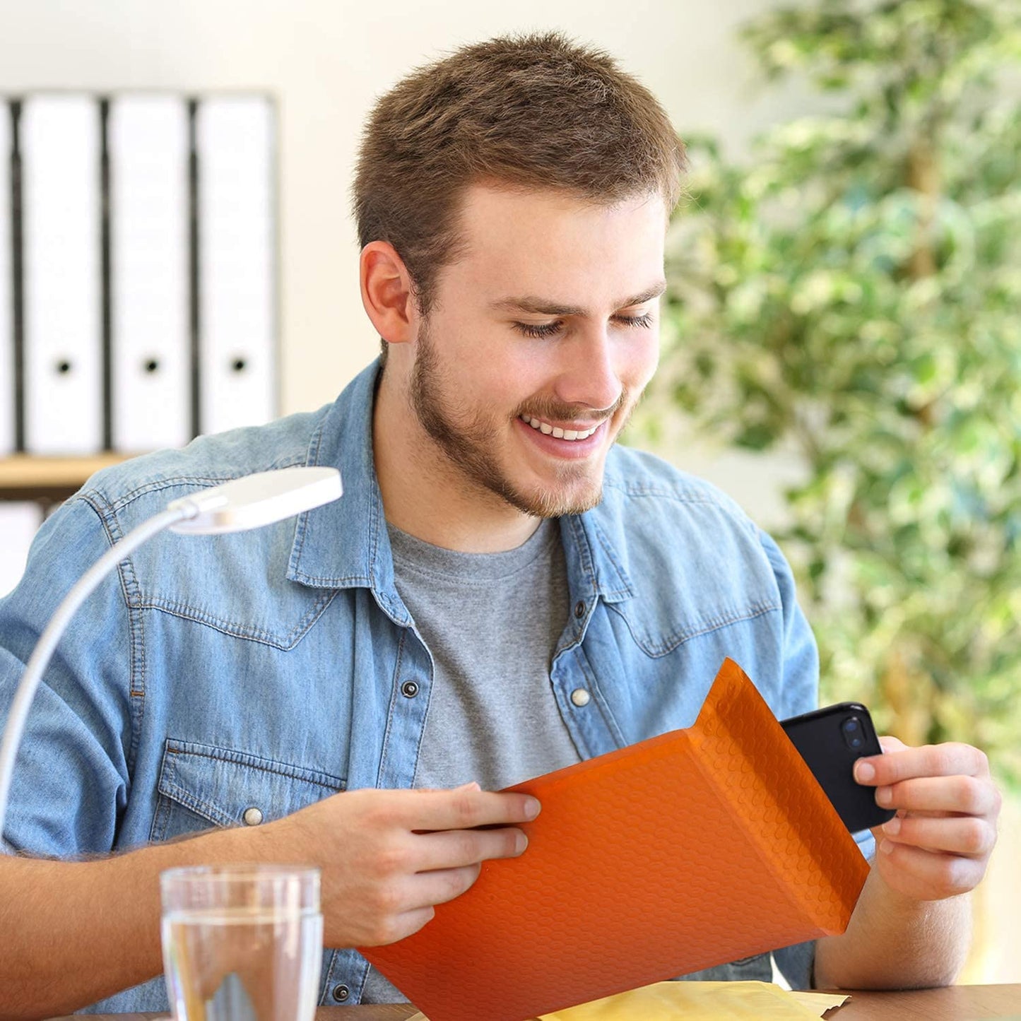8.5x12 Bubble-Mailer Padded Envelope | Orange