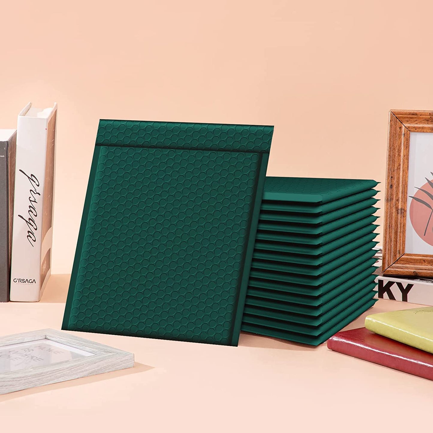 8.5x12 Bubble-Mailer Padded Envelope | Forest Green