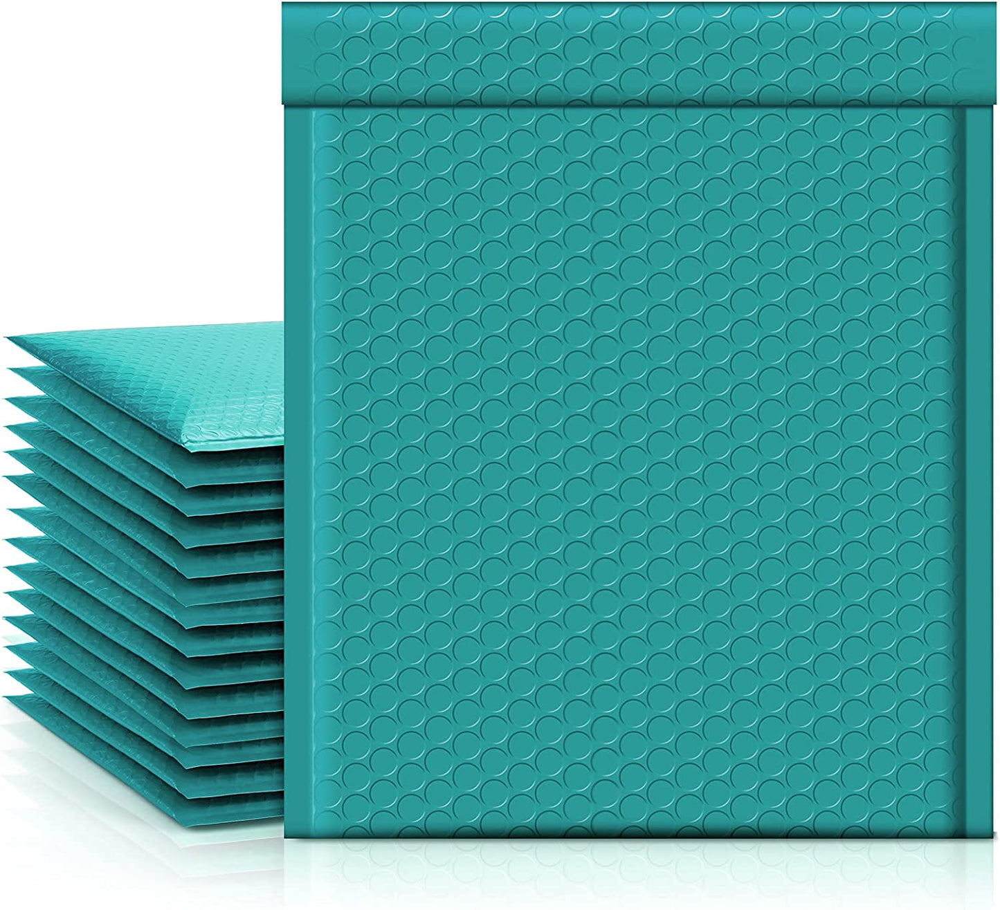 8.5x12 Bubble-Mailer Padded Envelope | Turquoise Green