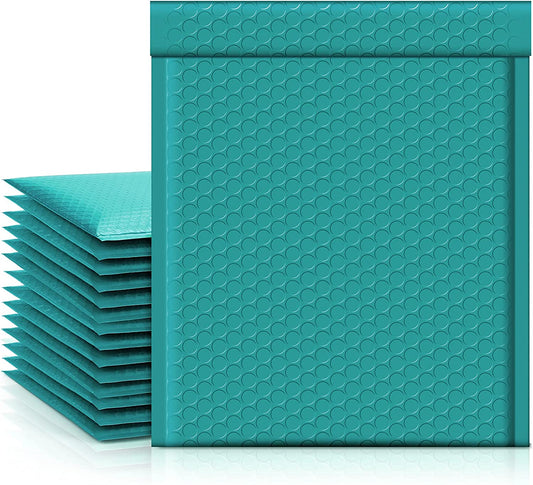 8.5x12 Bubble-Mailer Padded Envelope | Turquoise Green