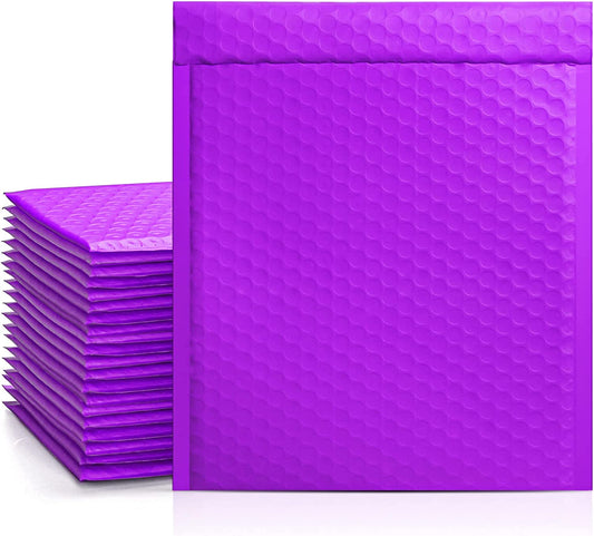 8.5x12 Bubble-Mailer Padded Envelope | Purple