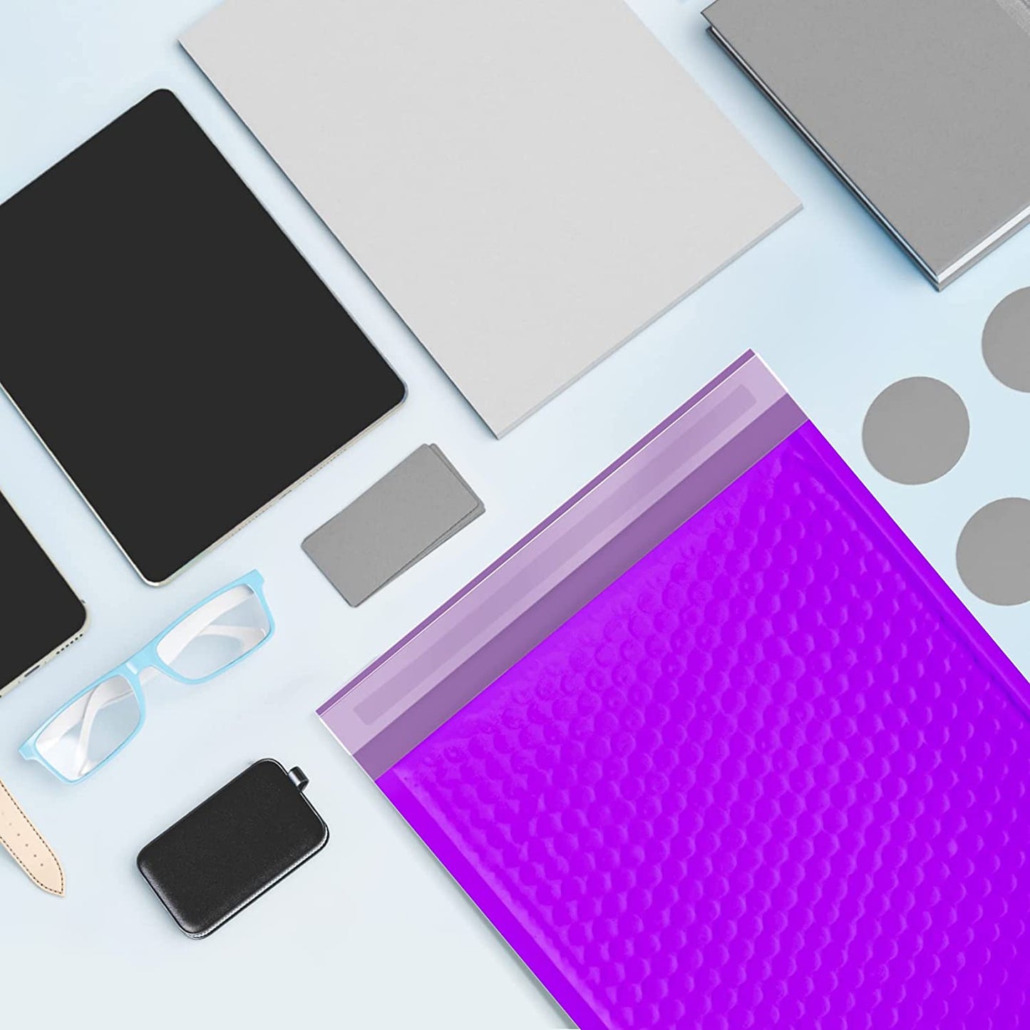 8.5x12 Bubble-Mailer Padded Envelope | Purple