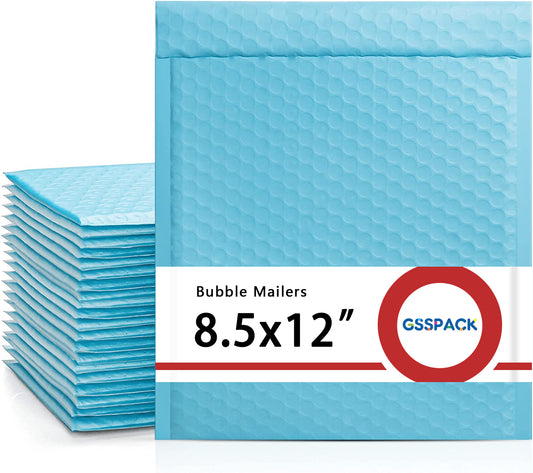 GSSPACK 8.5x12 Bubble-Mailer Padded Envelope | Blue