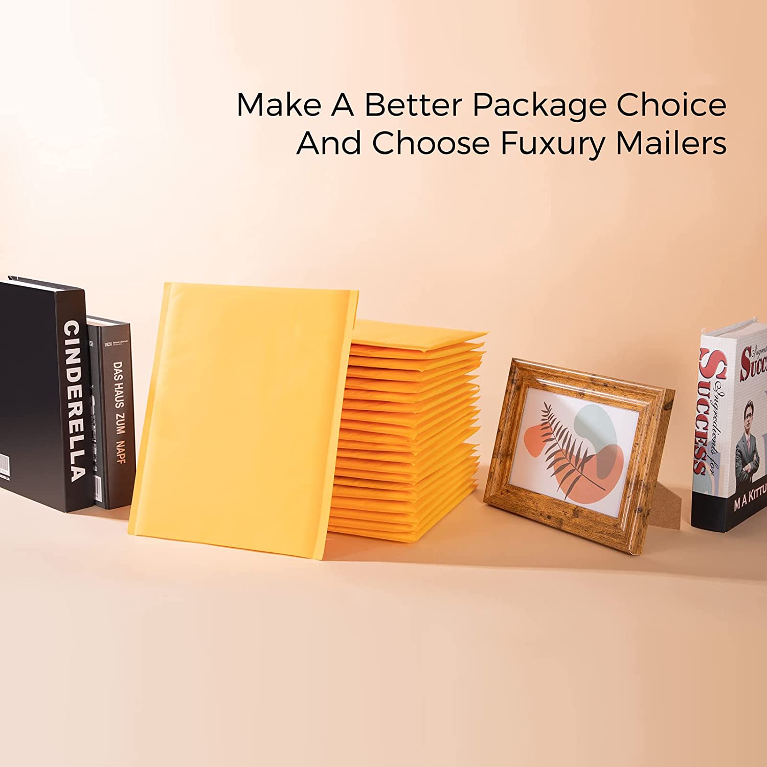 10.5x16 Kraft Bubble-Mailer Padded Envelope Yellow