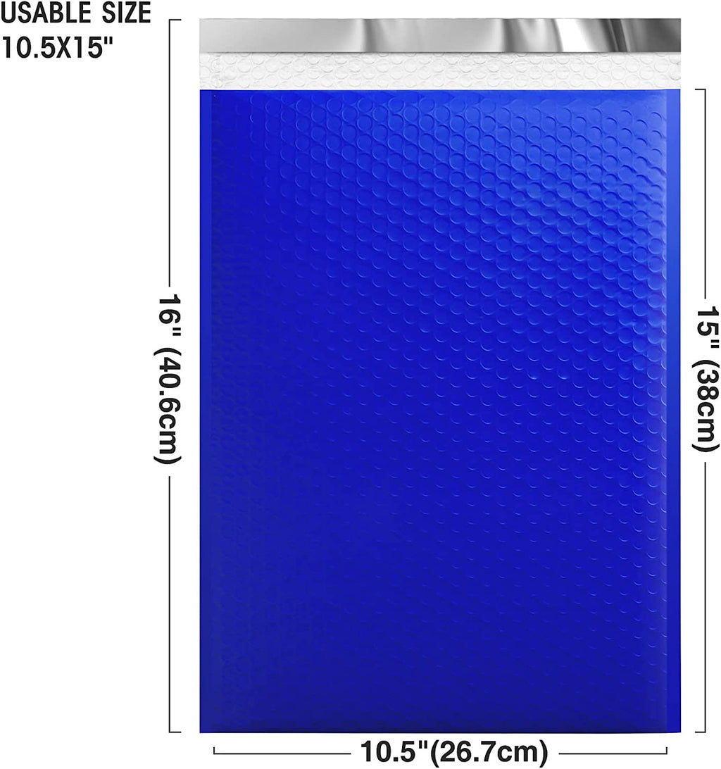 10.5x16 Bubble-Mailer Padded Envelope | Royal Blue