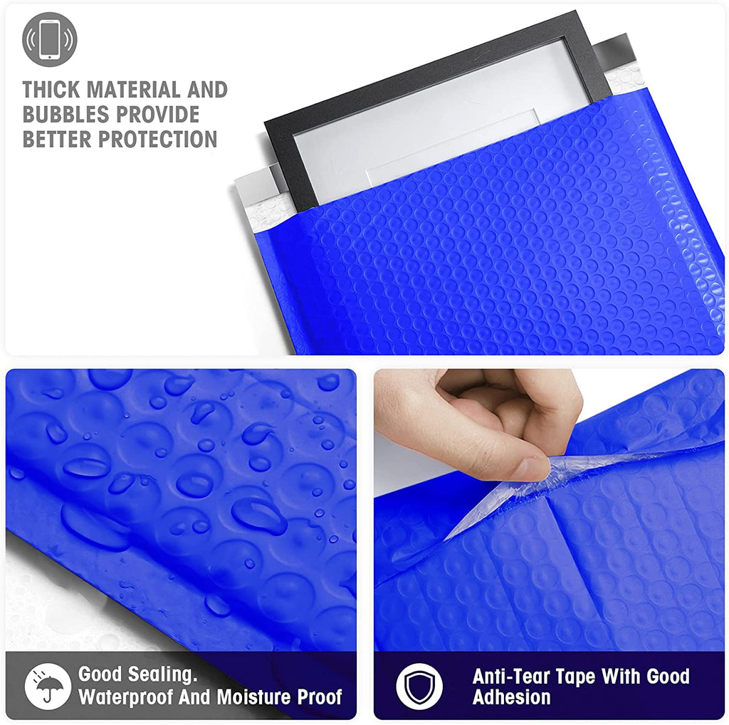 10.5x16 Bubble-Mailer Padded Envelope | Royal Blue