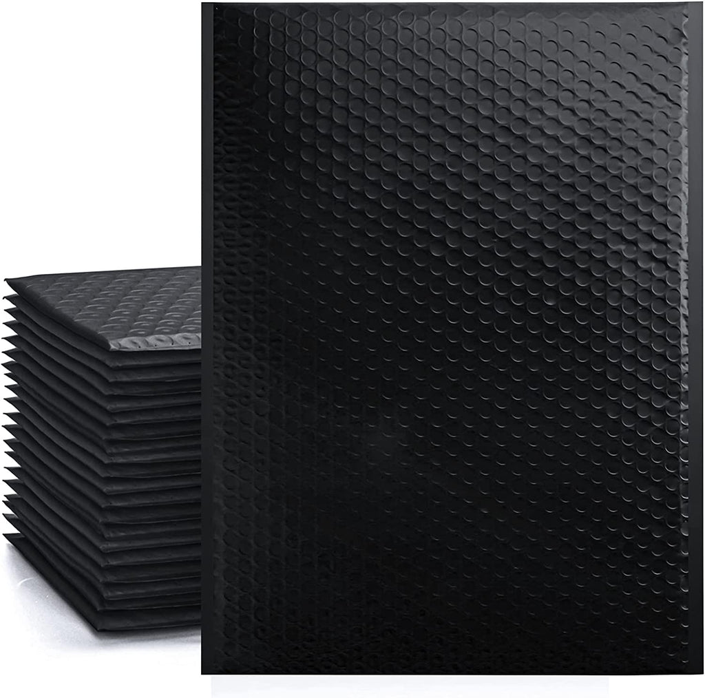 10.5x16 Bubble-Mailer Padded Envelope | Black