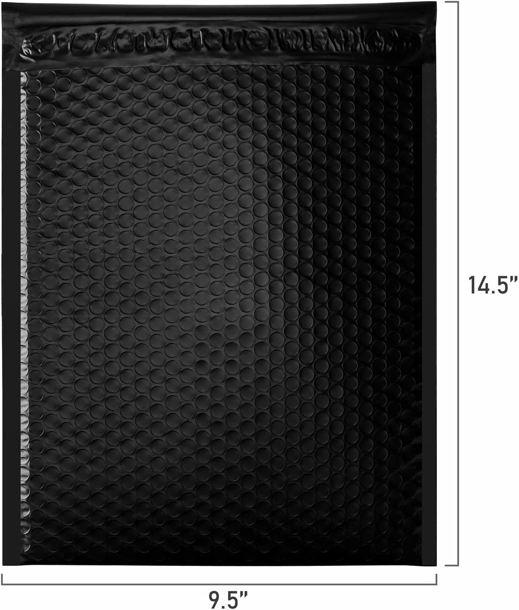 10.5x16 Bubble-Mailer Padded Envelope | Black
