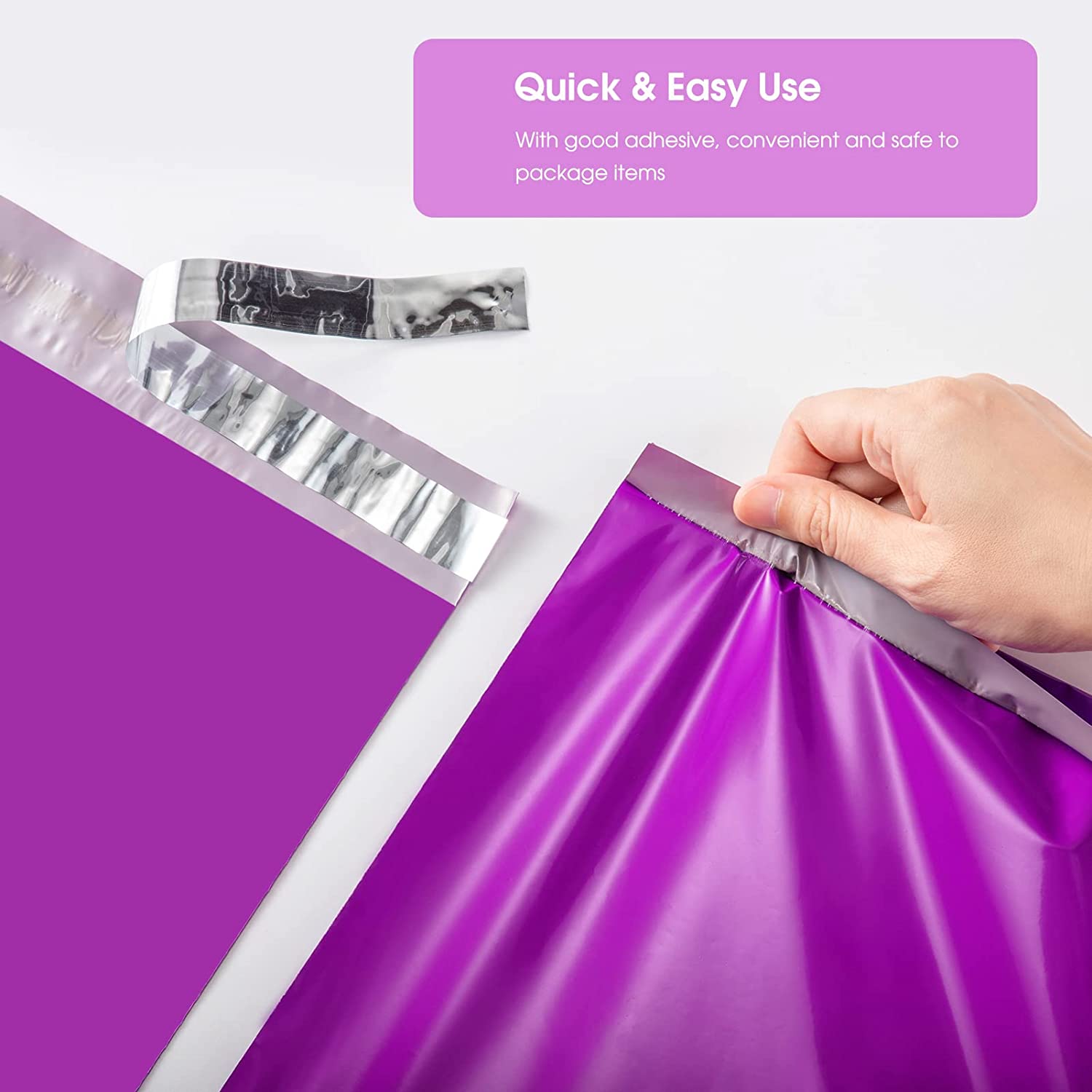 10x13 Poly-Mailer Envelope Shipping Bags | Purple