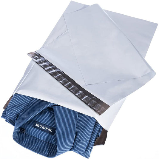 10x13 Poly-Mailer Envelope Shipping Bags | White