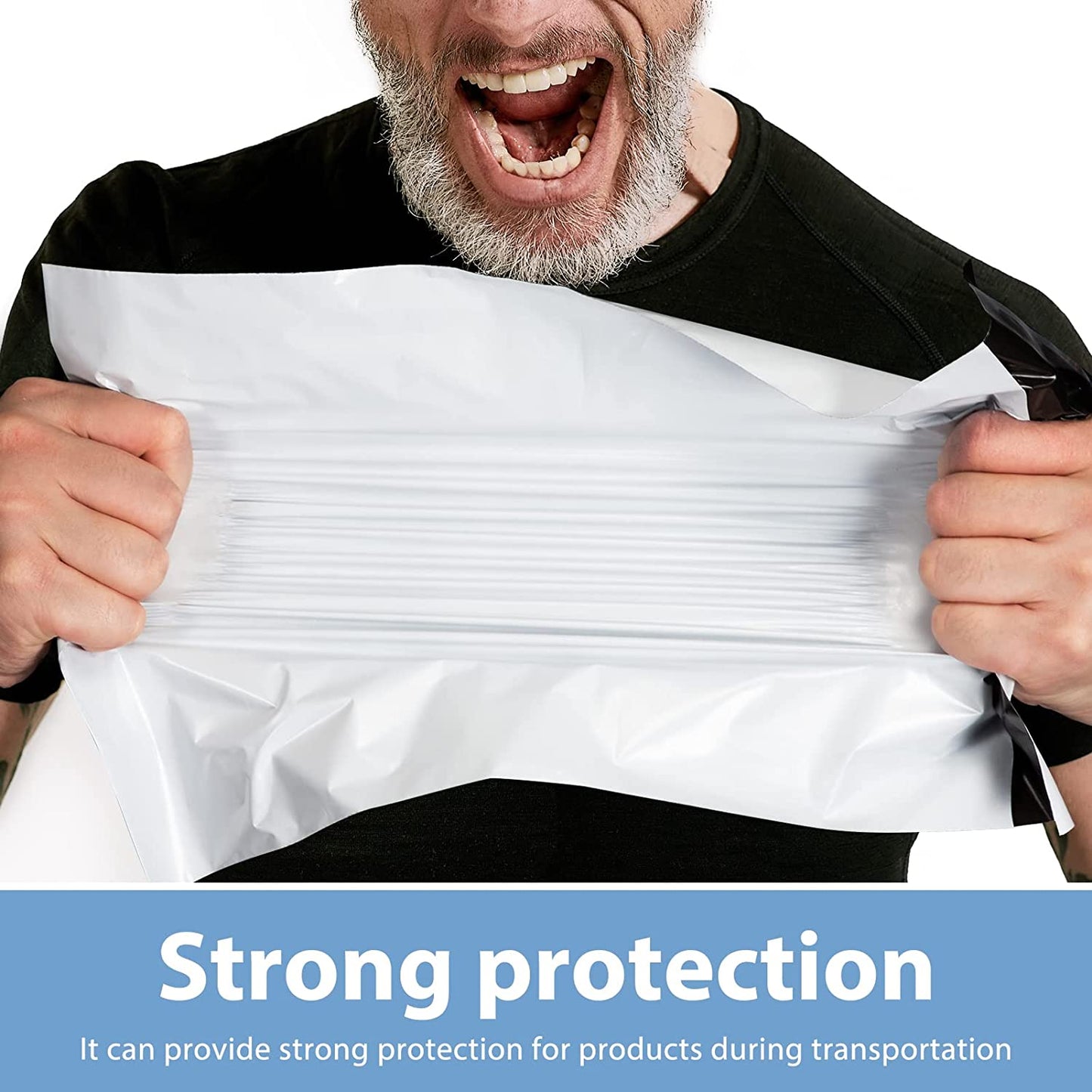 10x13 Poly-Mailer Envelope Shipping Bags | White