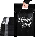 10x13 Poly-Mailer Shipping Bags with Handle | Black