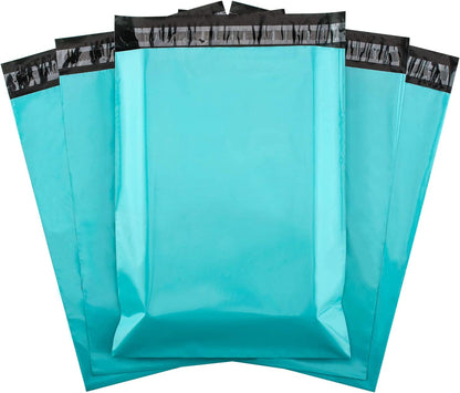 12x15.5 Poly-Mailer Envelope Shipping Bags | Teal